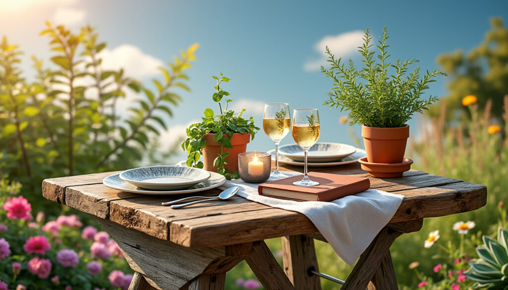 apprenez à construire une table de jardin diy en bois recyclé grâce à notre guide étape par étape. donnez une nouvelle vie à des matériaux et créez un meuble unique qui embellira votre extérieur tout en respectant l'environnement.