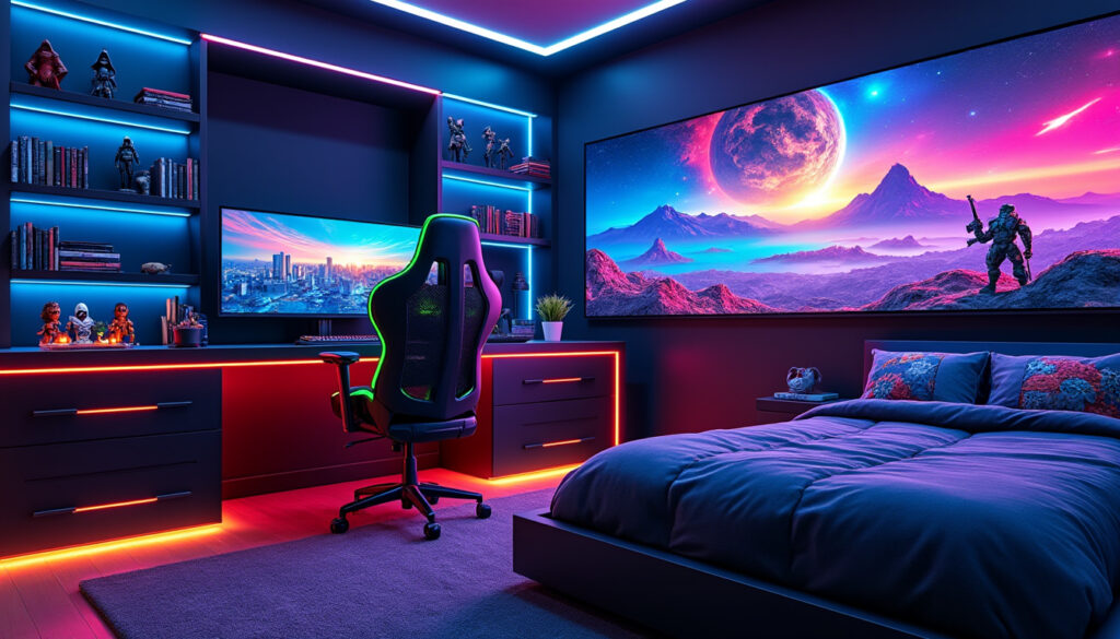 découvrez des idées innovantes pour transformer votre chambre en un véritable paradis de gamer. inspirez-vous de conseils pratiques et tendance pour allier confort et style, tout en intégrant la technologie et des éléments décoratifs uniques. créez un espace où le jeu et la créativité s'épanouissent !