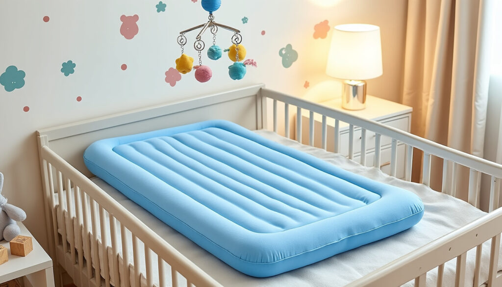 découvrez notre matelas gonflable spécialement conçu pour lit parapluie, alliant confort et praticité. idéal pour les voyages et les nuits chez des amis, il offre un sommeil réparateur à vos enfants tout en étant facile à transporter et à installer.