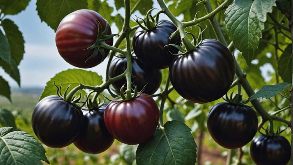 explorez la fascinante tomate noire de crimée, une variété unique aux saveurs riches et complexes. découvrez ses spécificités, les méthodes de culture et les astuces pour réussir votre propre jardin de tomates noires. apprenez à apprécier ce fruit exceptionnel, tant par son goût que par ses bienfaits nutritifs.