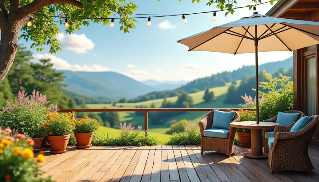 découvrez comment aménager une petite terrasse en bois pour maximiser votre espace extérieur. des conseils pratiques et des idées d'aménagement pour créer un coin détente agréable et fonctionnel, parfait pour profiter du soleil et des moments en plein air.