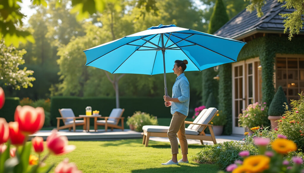 découvrez des astuces simples et efficaces pour ouvrir facilement votre parasol déporté, afin de profiter pleinement de votre terrasse ou jardin tout en vous protégeant du soleil.